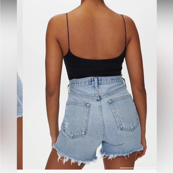 Agolde Riley Long short in Snapshot - Picture 10 of 12